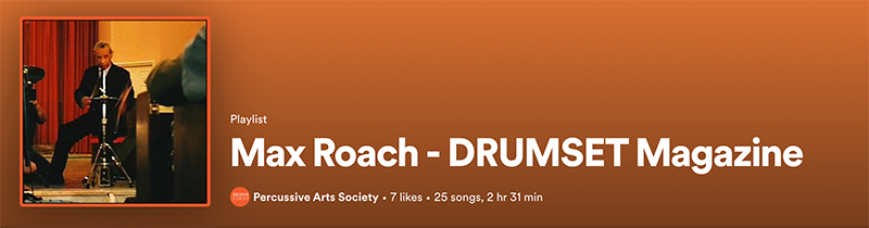 Max Roach Playlist Image