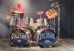 Neil Peart’s Slingerland 10-Piece Drumset