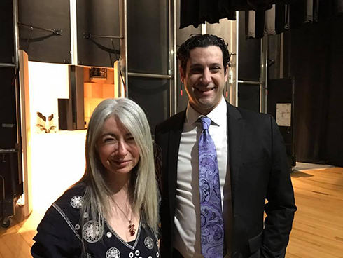 Joshua Simonds and Dame Evelyn Glennie