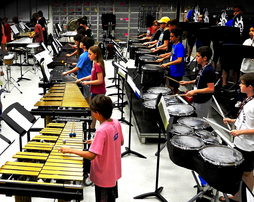 North Texas Middle School Percussion Camp