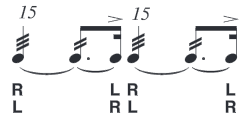 fifteen-stroke-roll