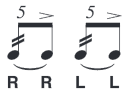 five-stroke-roll